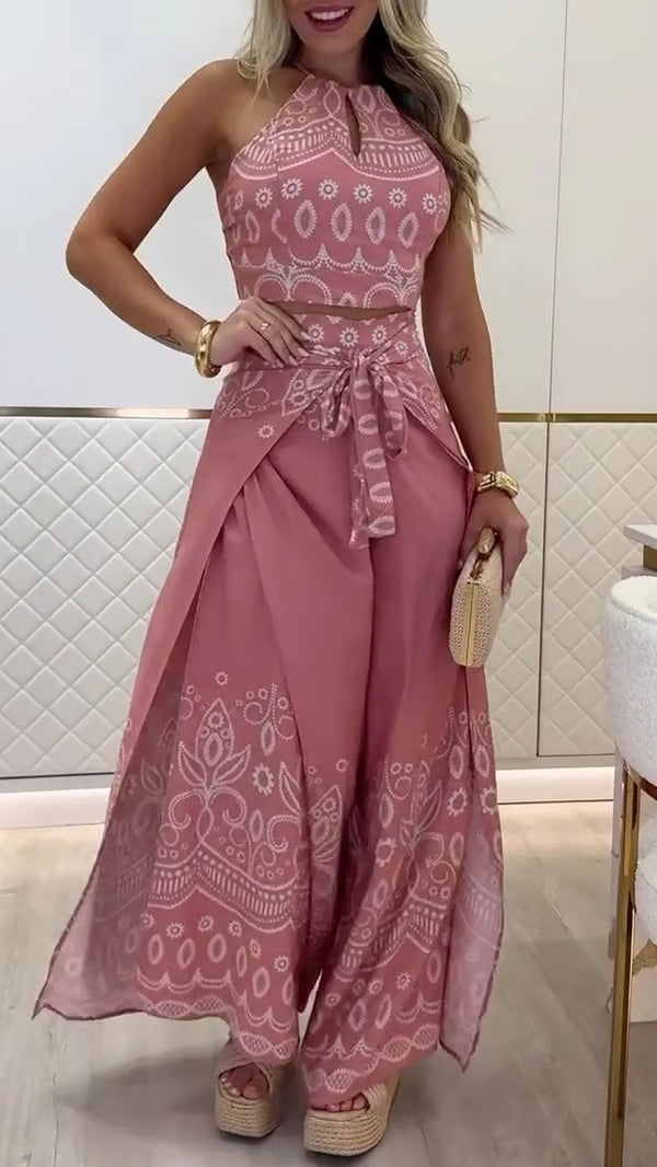 Anna – Dwuczęściowy Komplet z Wzorem Boho