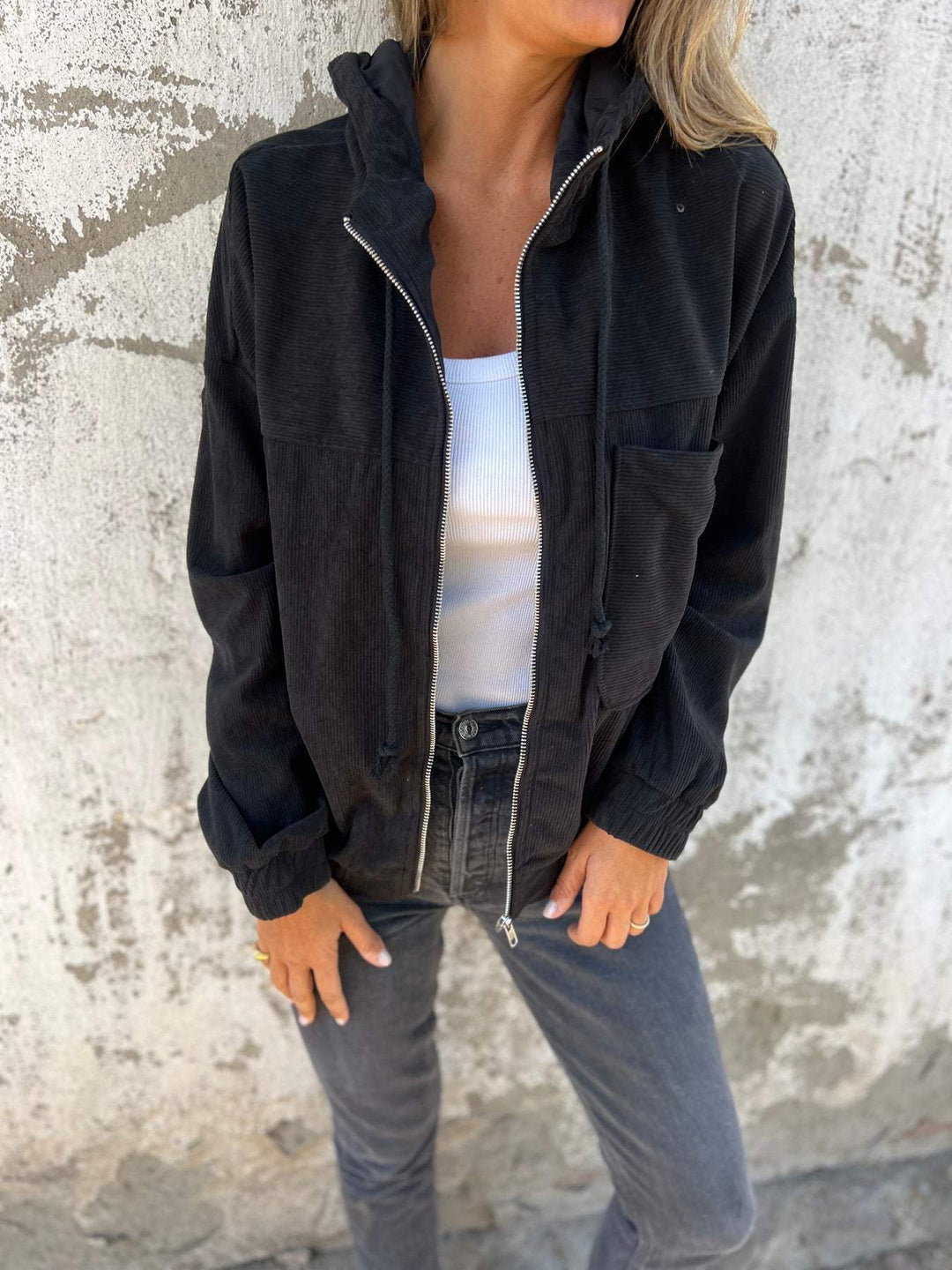 Isabella™ Casual Hooded Jacket with Zipper
