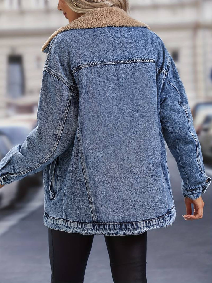 Linda | Casual Denim Jacket With Fleece Lining