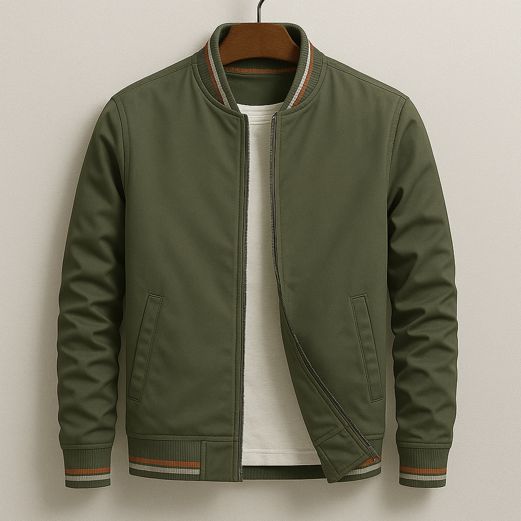 ROSSI ROMA | LETNIA BOMBER JACKET Z PASAMI