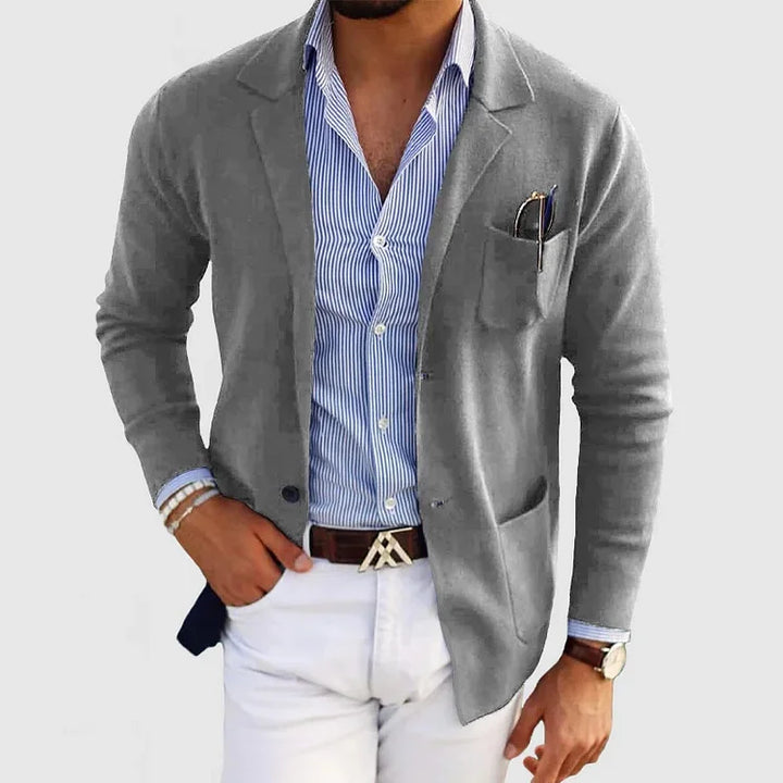 ROSSI ROMA | Luksusowy Męski Blazer z Miękkiego Materiału