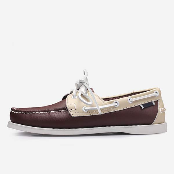 MĘSKIE SKÓRZANE BUTY ŻEGLARSKIE 41603460