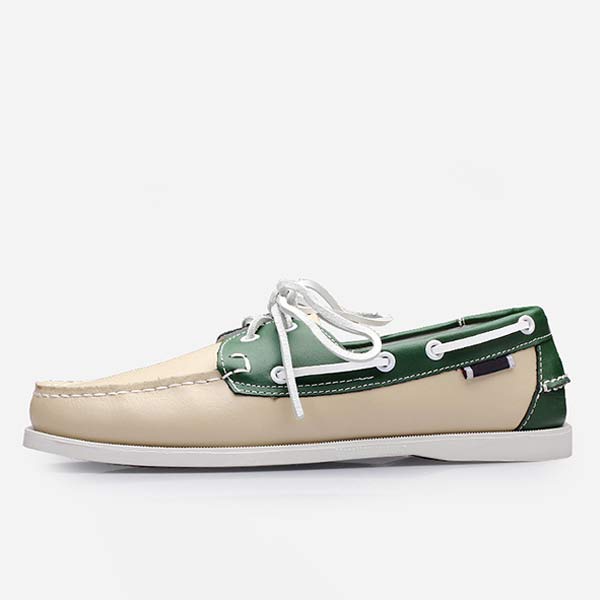 MĘSKIE SKÓRZANE BUTY ŻEGLARSKIE 41603460