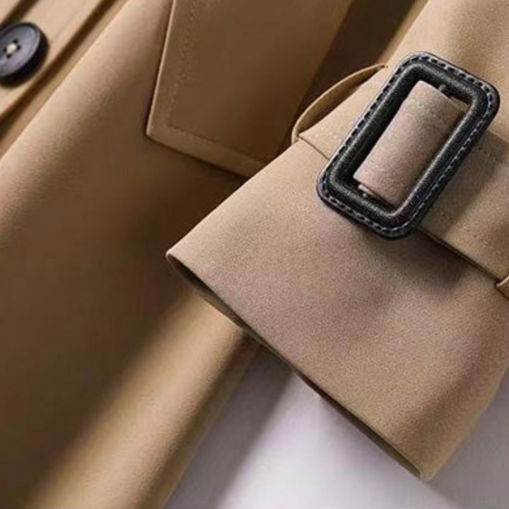 Elena™ | Klasyczny Trench z Paskiem