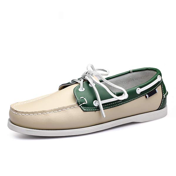 MĘSKIE SKÓRZANE BUTY ŻEGLARSKIE 41603460