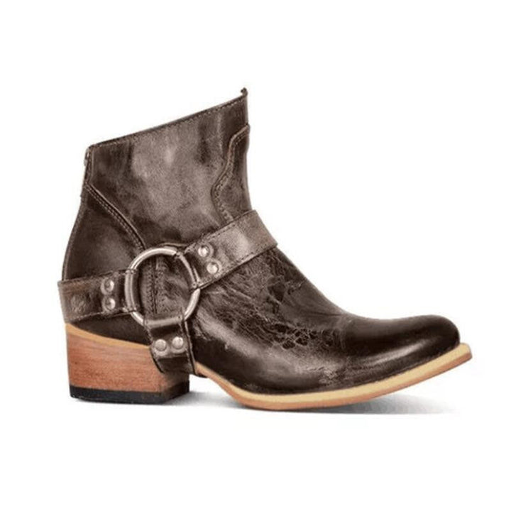 Sophia - Eleganckie skórzane buty damskie