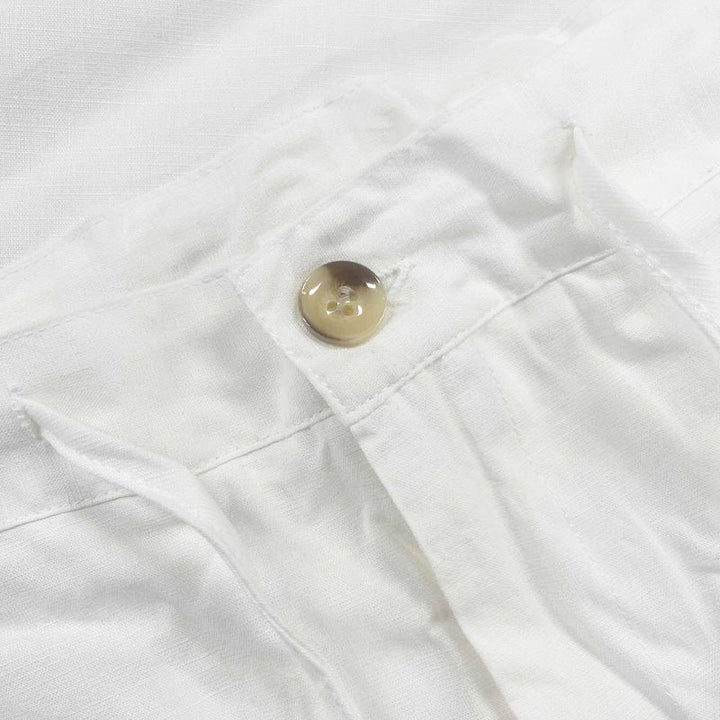 【24-godzinne wysyłanie】Męskie lniane spodnie plażowe w jednolitym kolorze 61164046X