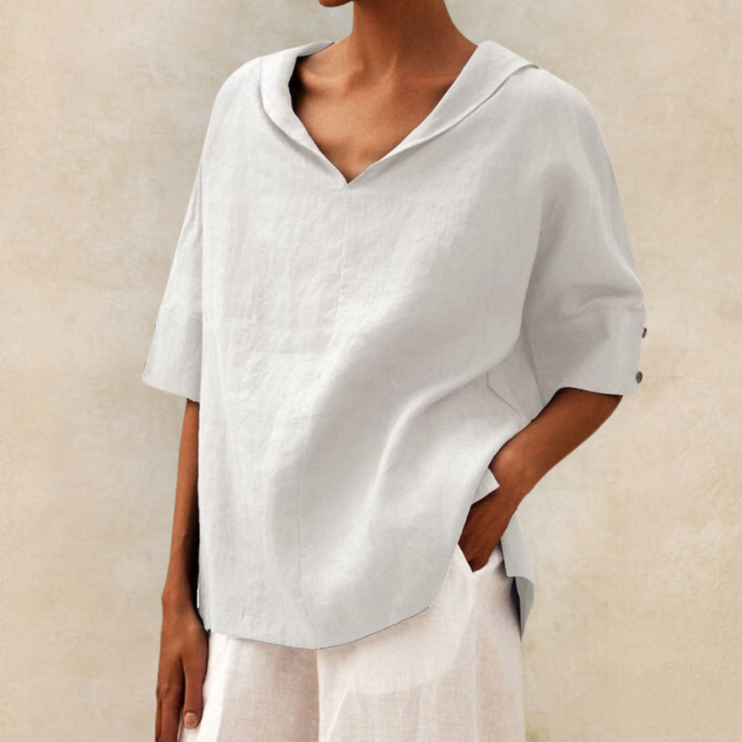 Relaxed Fit Casual Blouse