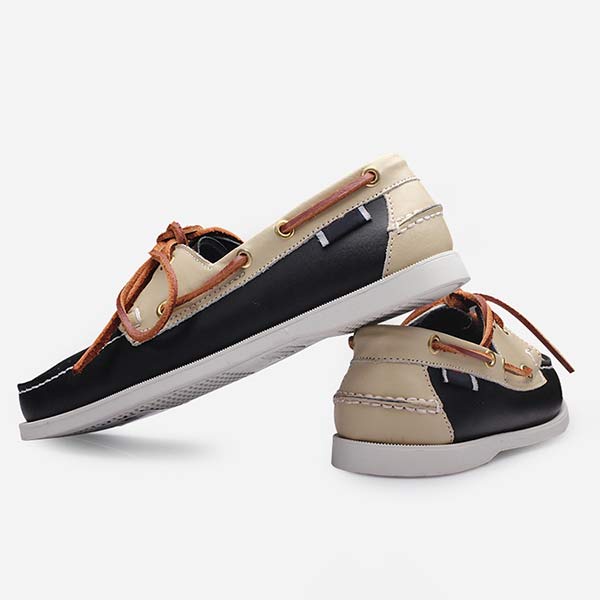 MĘSKIE SKÓRZANE BUTY ŻEGLARSKIE 41603460