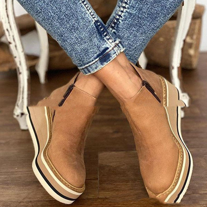Lucia - Orthopedyczne skórzane sneakersy z wygodną podeszwą