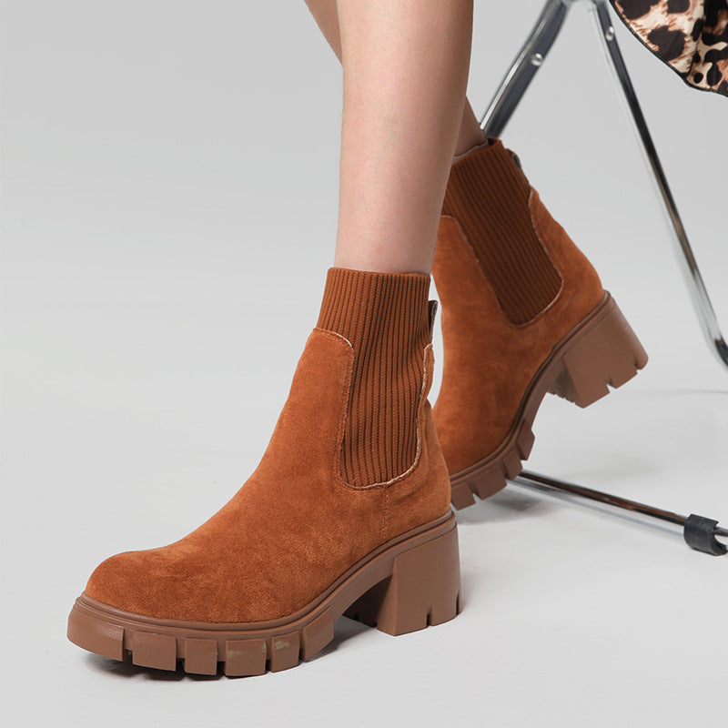 Lena – Eleganckie zimowe buty z zamszu dla kobiet