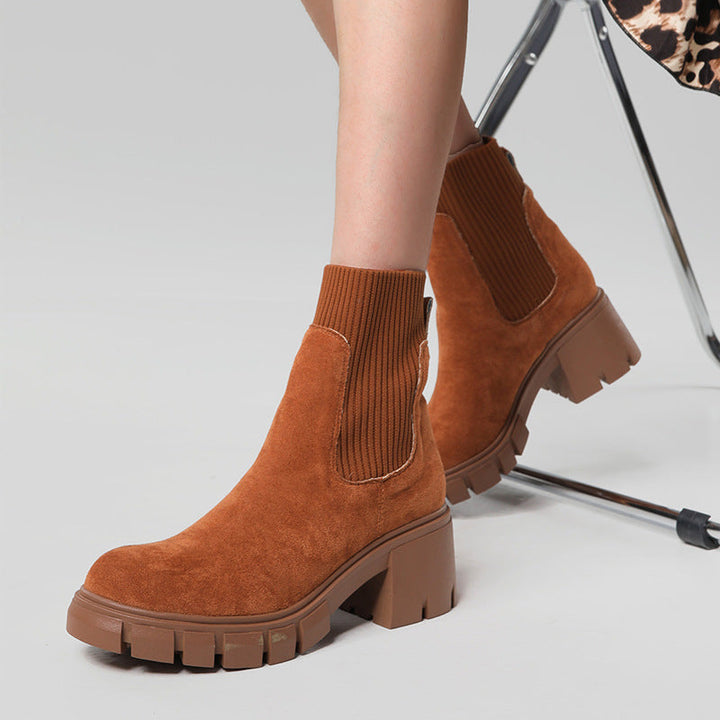 Lena – Eleganckie zimowe buty z zamszu dla kobiet