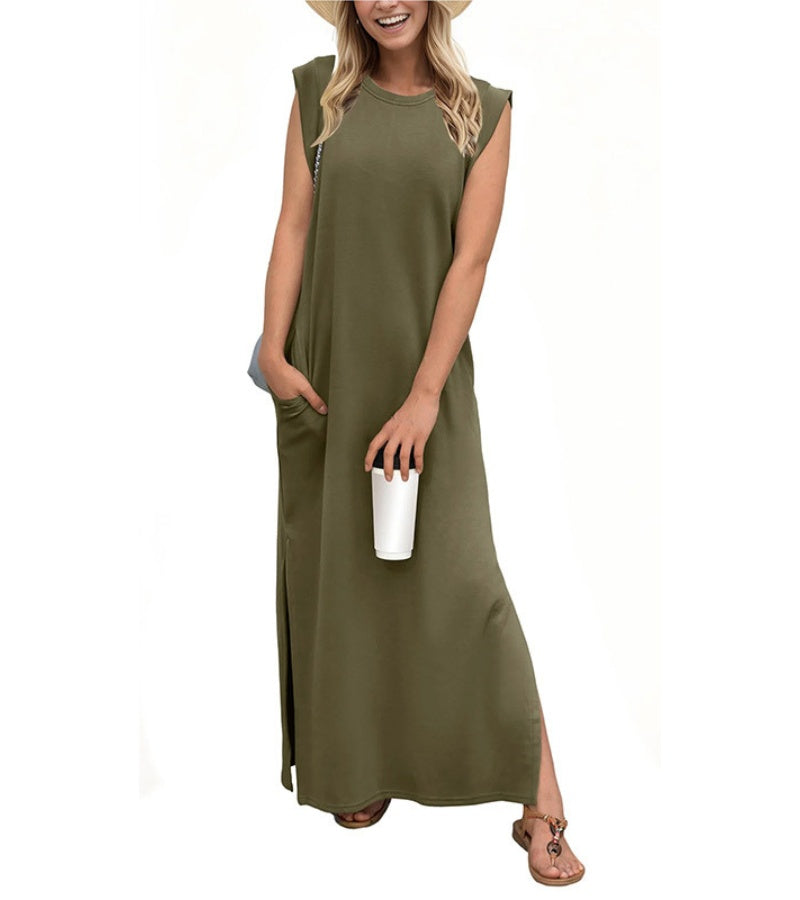 Katarzyna – Sukienka Maxi z Luzem