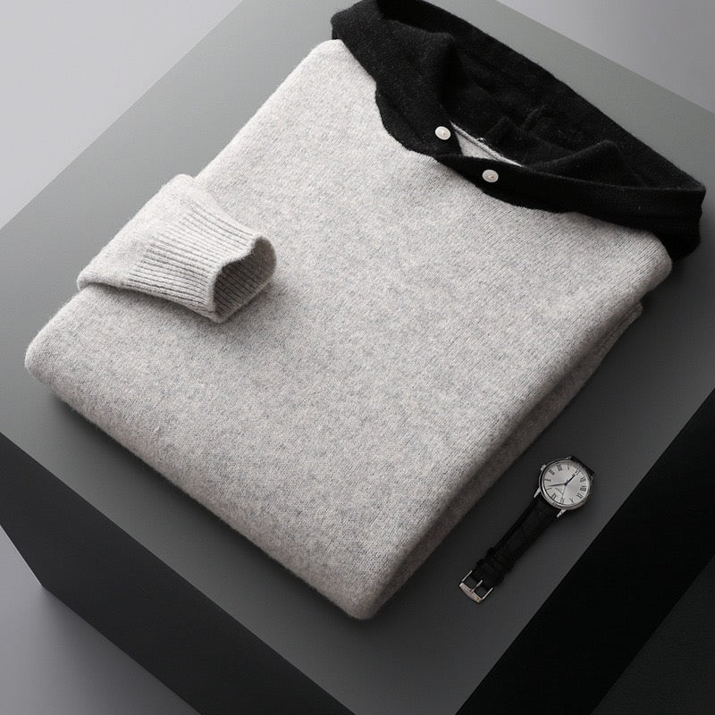 GSTAAD Premium Wełniana Bluza z Kapturem