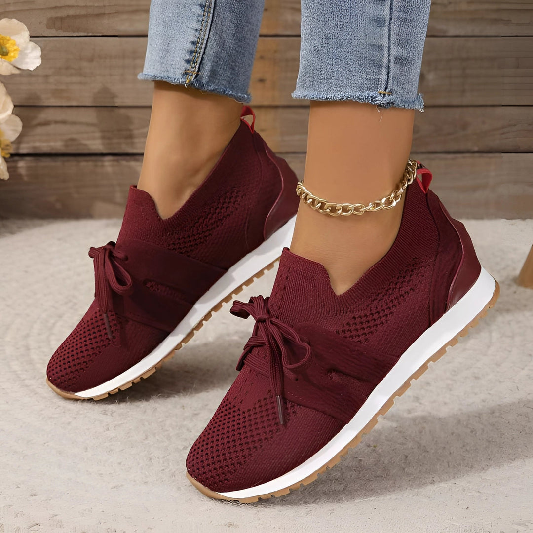 Czarne Siatkowe Sneakersy Slip-On dla Kobiet - Lekkie i Oddychające Buty do Chodzenia