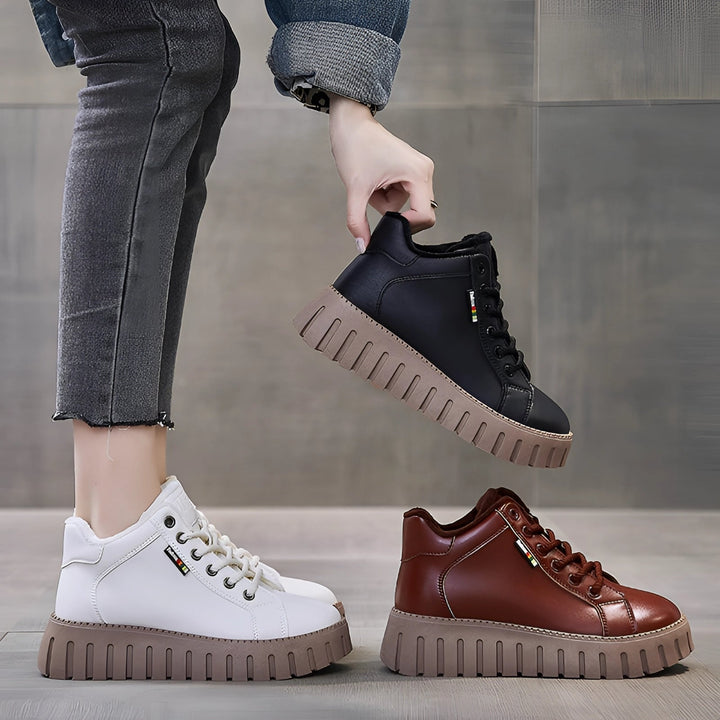 Stylish Chunky Platform Sneakers - Versatile Women's Footwear