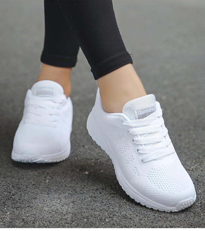 Różowe Damskie Sneakersy: Lekkie i Oddychające Buty do Biegania