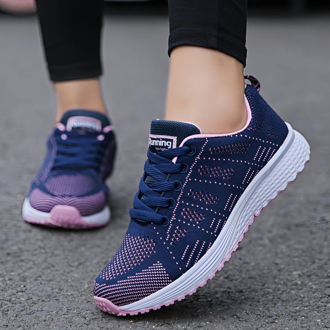 Różowe Damskie Sneakersy: Lekkie i Oddychające Buty do Biegania