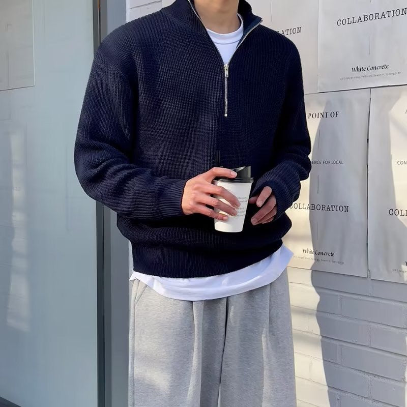 Sweter JEONJU z półzamkiem
