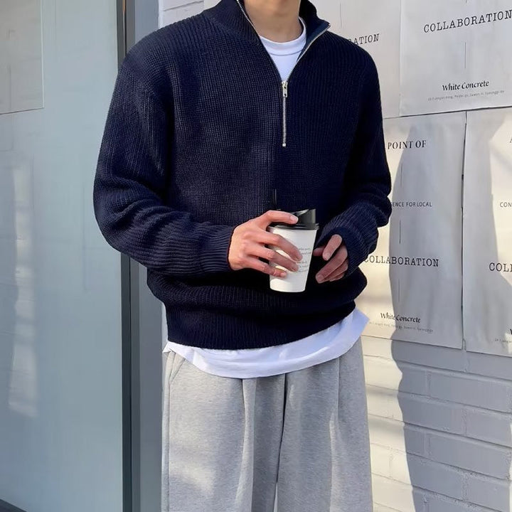 Sweter JEONJU z półzamkiem