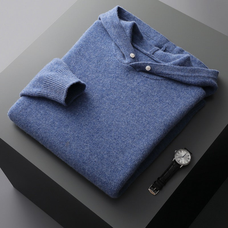 GSTAAD Premium Wełniana Bluza z Kapturem