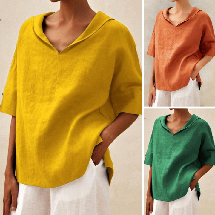 Relaxed Fit Casual Blouse
