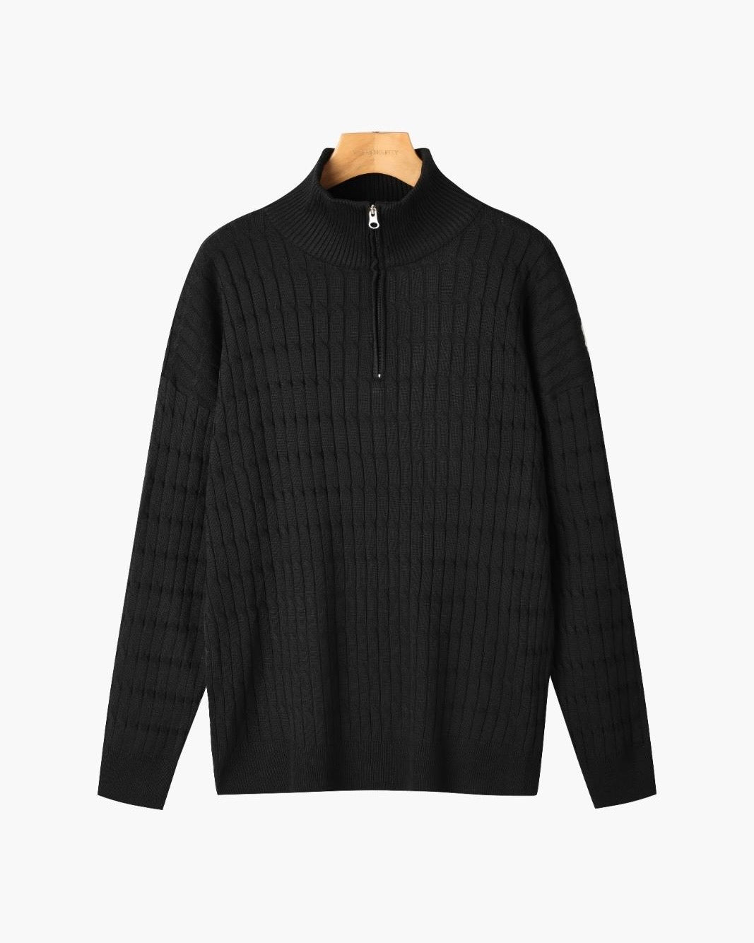 GWANGJU Sweter z pół-zamkiem