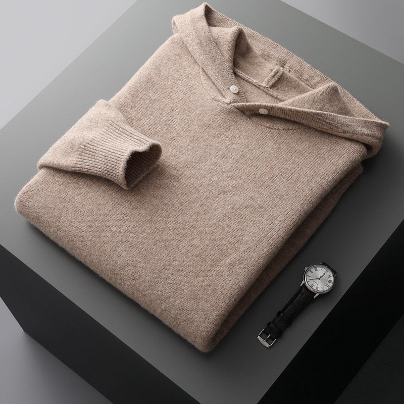 GSTAAD Premium Wełniana Bluza z Kapturem