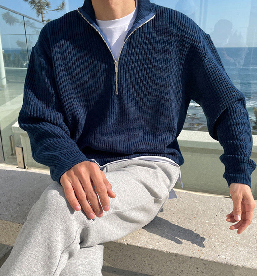 Sweter JEONJU z półzamkiem