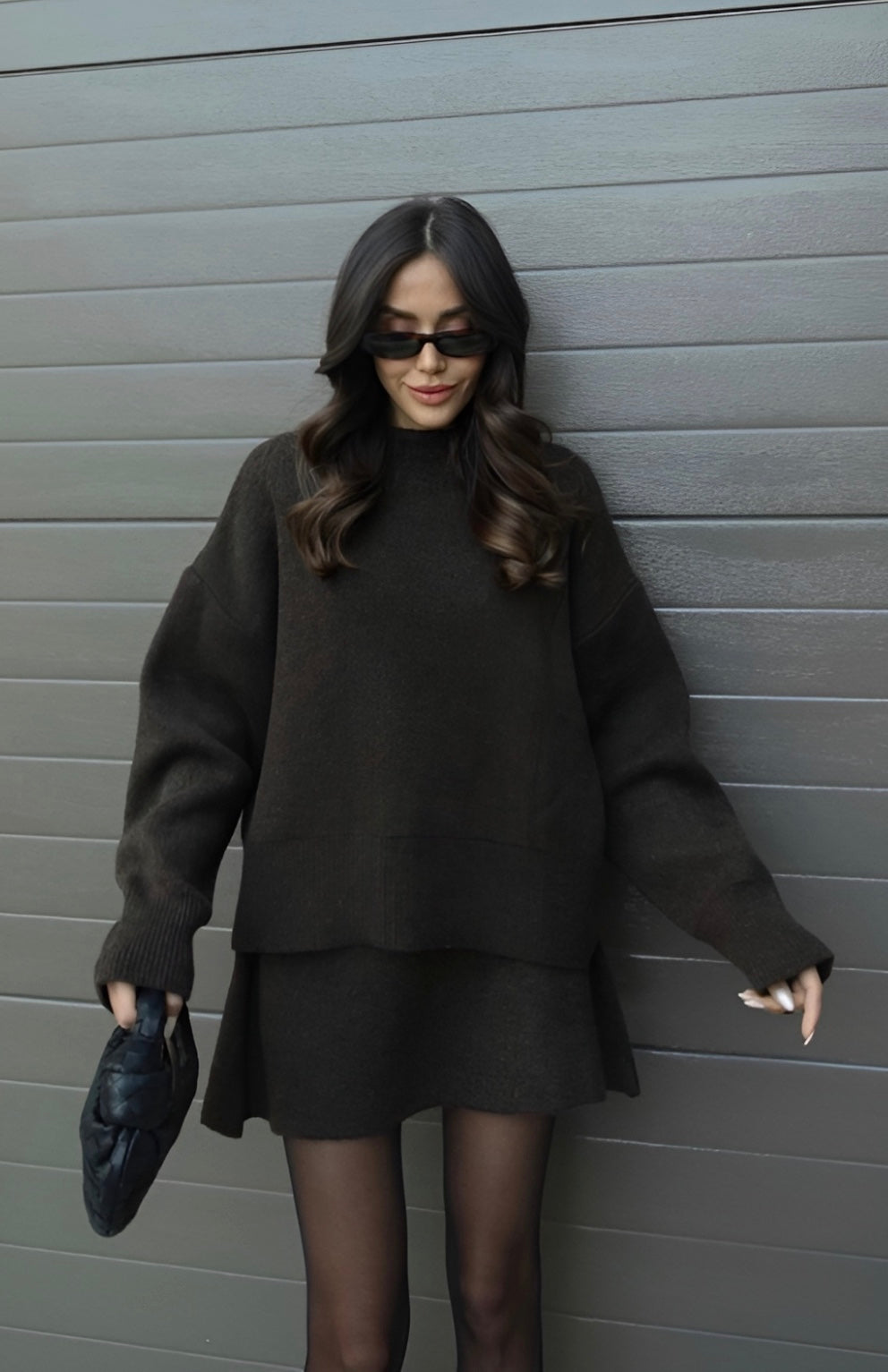 Maria - Stylowy Sweter i Spódnica