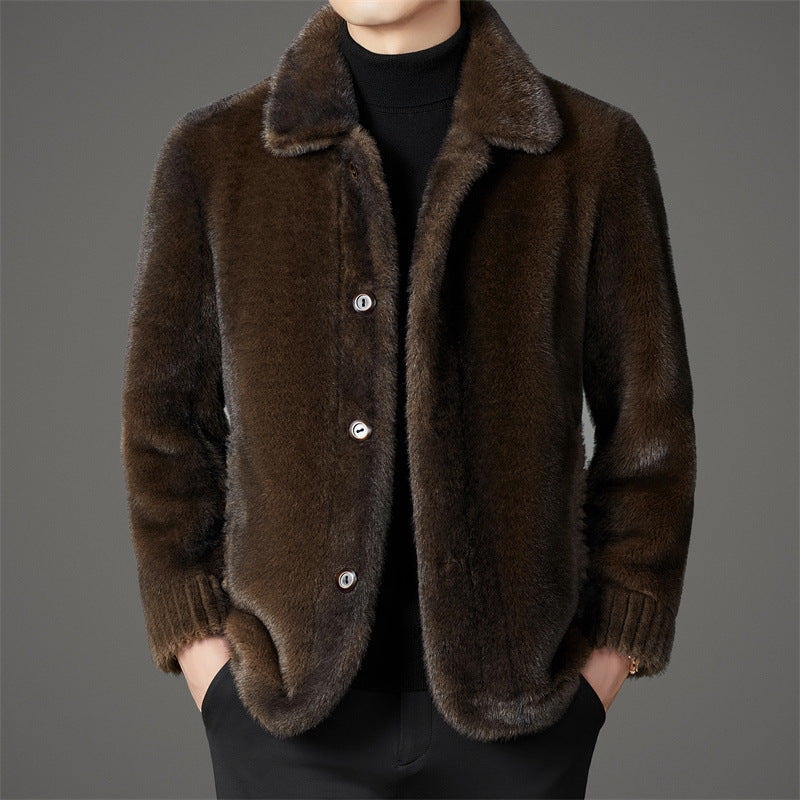 ADRIANO | LUXURIOUS SHORT MINK FUR COAT