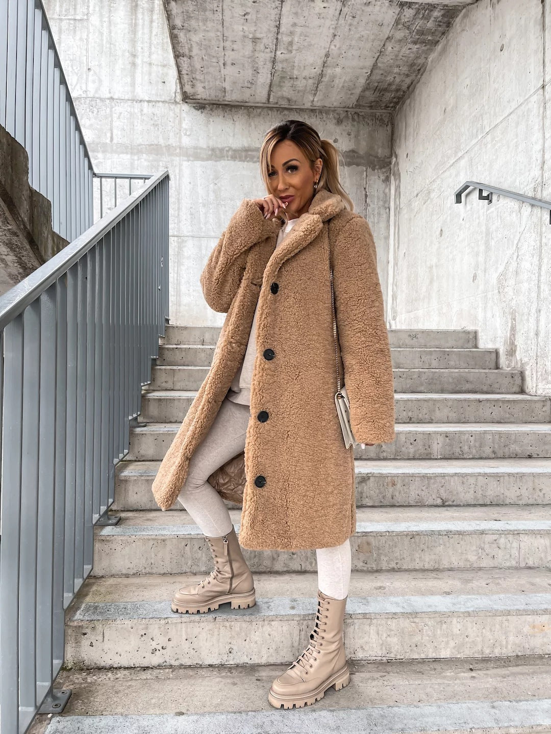 Luana - Puchowy Teddy Jacket