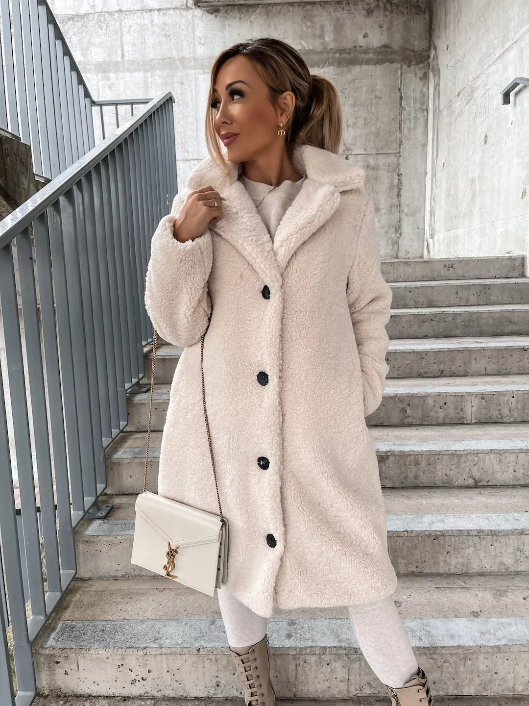 Luana - Puchowy Teddy Jacket