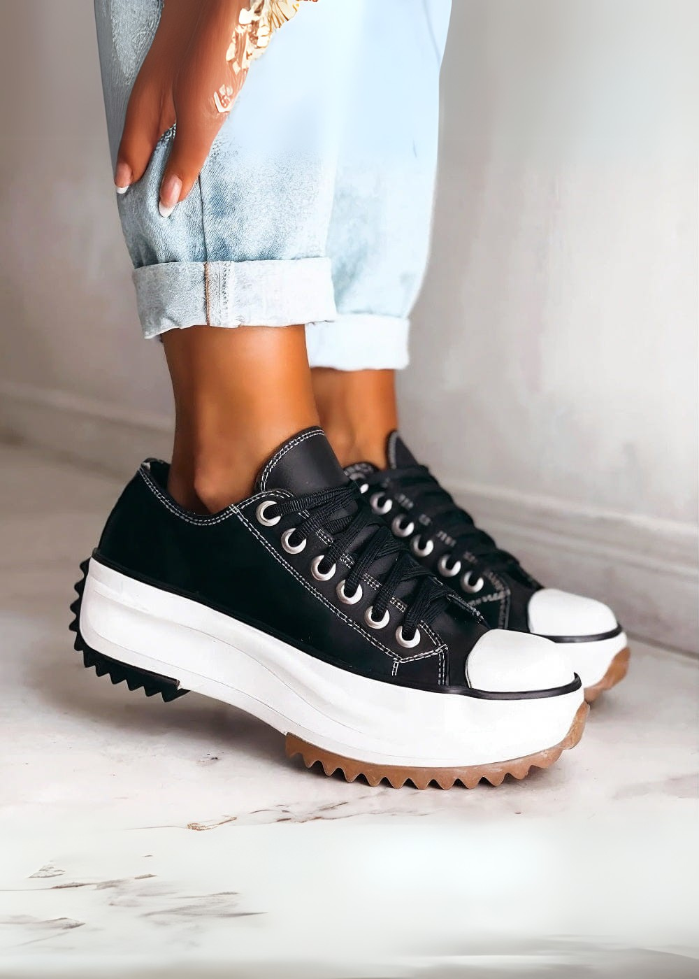 Ebba – Codzienne Sneakersy Bez Sznurowadeł