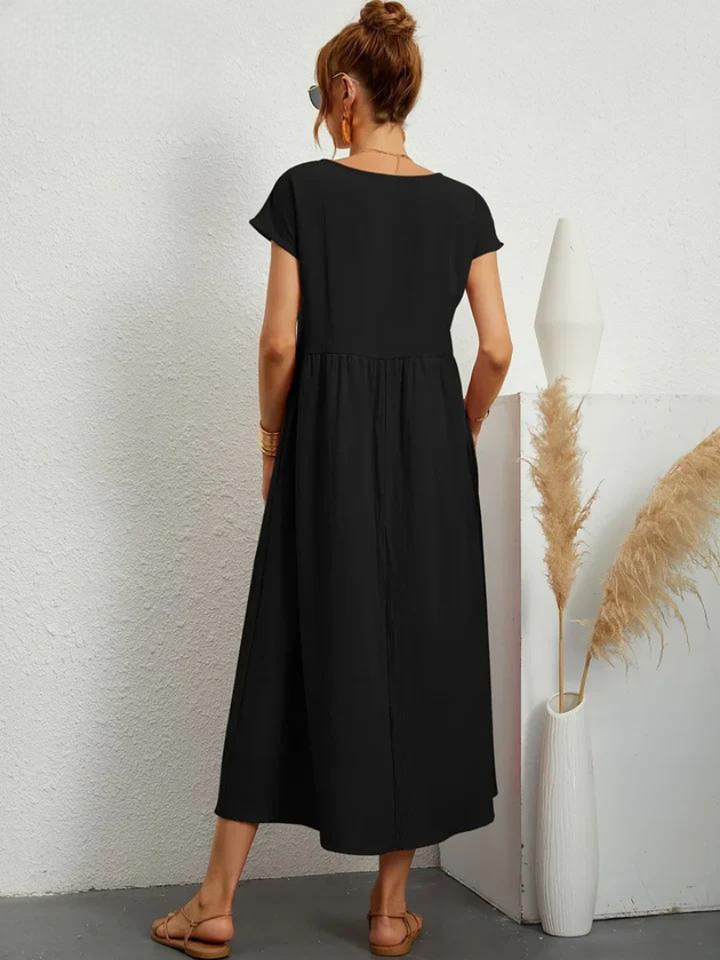 Marcia | Letnia sukienka z tkaniny premium w stylu Floating