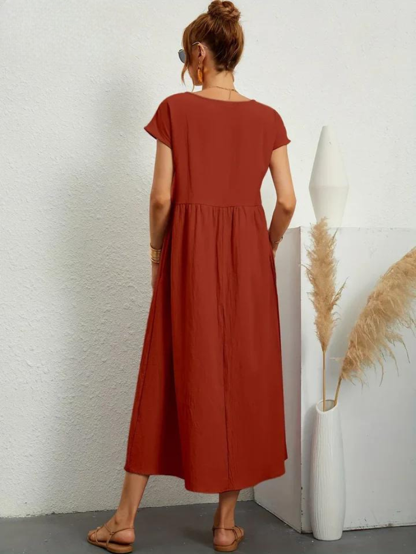 Marcia | Letnia sukienka z tkaniny premium w stylu Floating