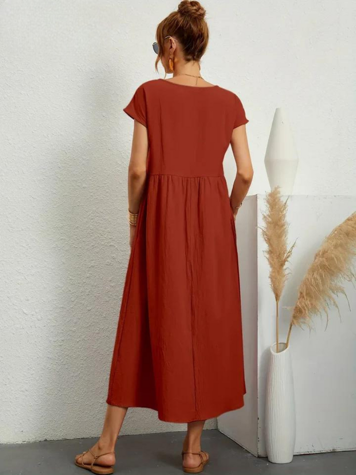 Marcia | Letnia sukienka z tkaniny premium w stylu Floating