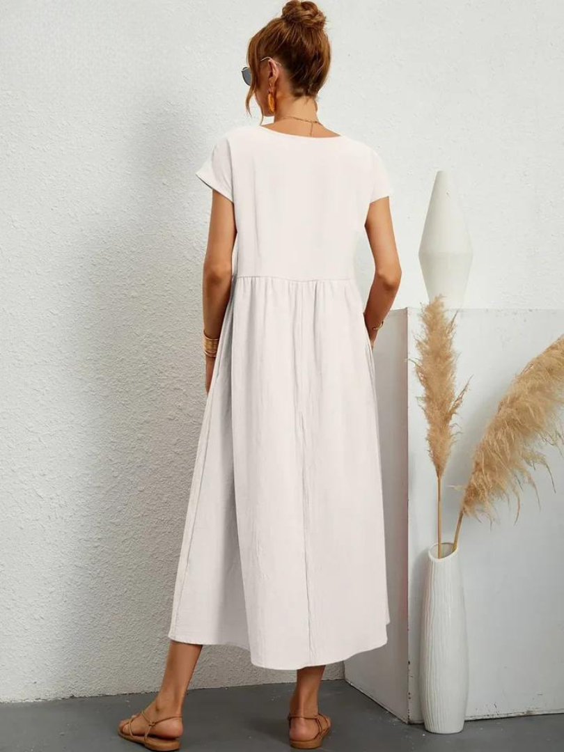 Marcia | Letnia sukienka z tkaniny premium w stylu Floating