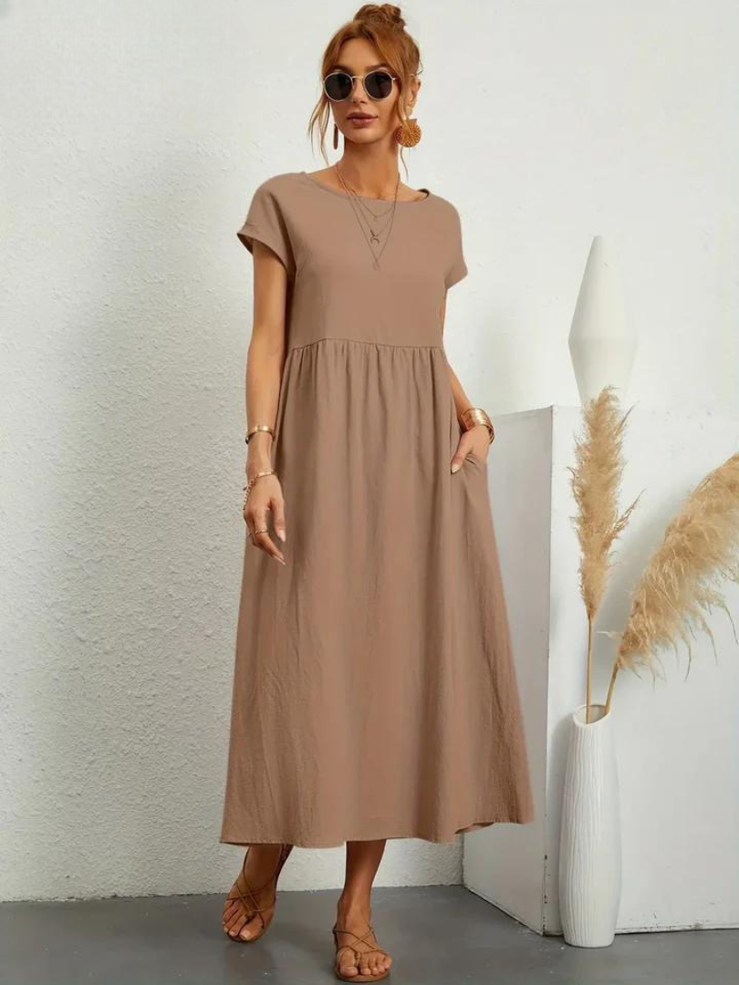 Marcia | Letnia sukienka z tkaniny premium w stylu Floating