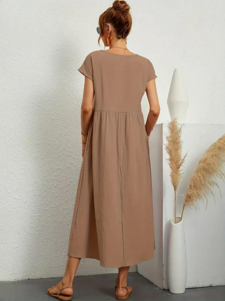 Marcia | Letnia sukienka z tkaniny premium w stylu Floating