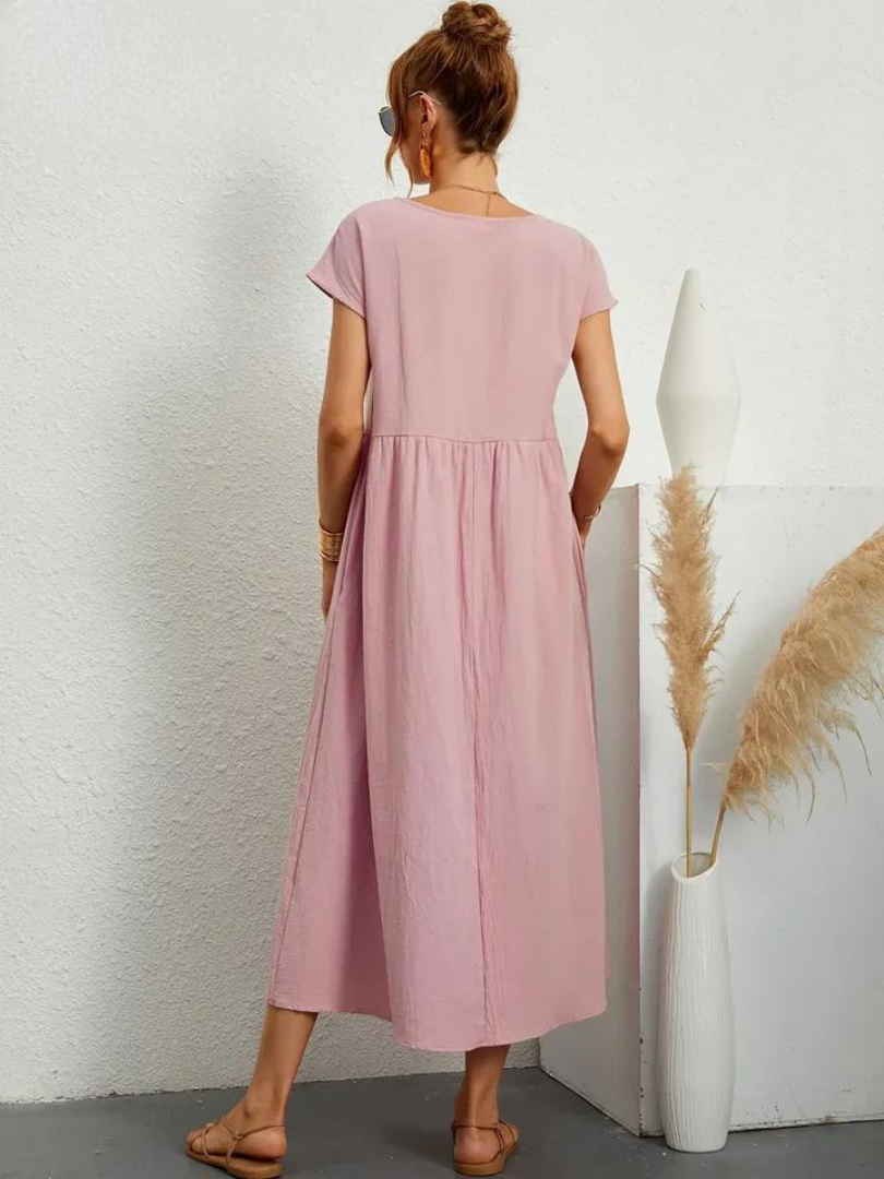 Marcia | Letnia sukienka z tkaniny premium w stylu Floating