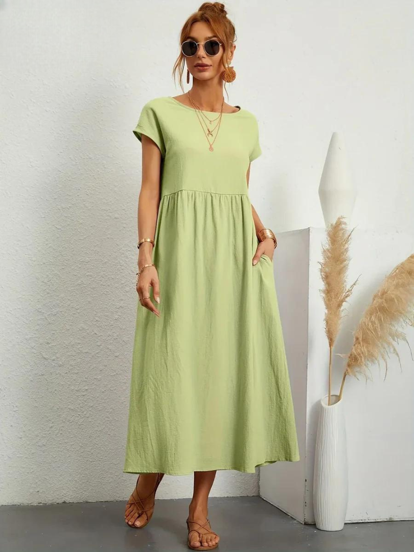 Marcia | Letnia sukienka z tkaniny premium w stylu Floating