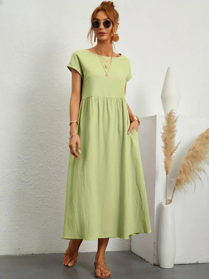Marcia | Letnia sukienka z tkaniny premium w stylu Floating