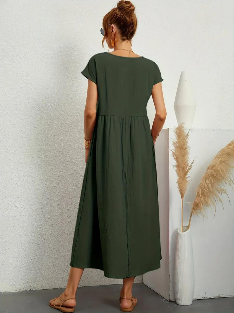 Marcia | Letnia sukienka z tkaniny premium w stylu Floating