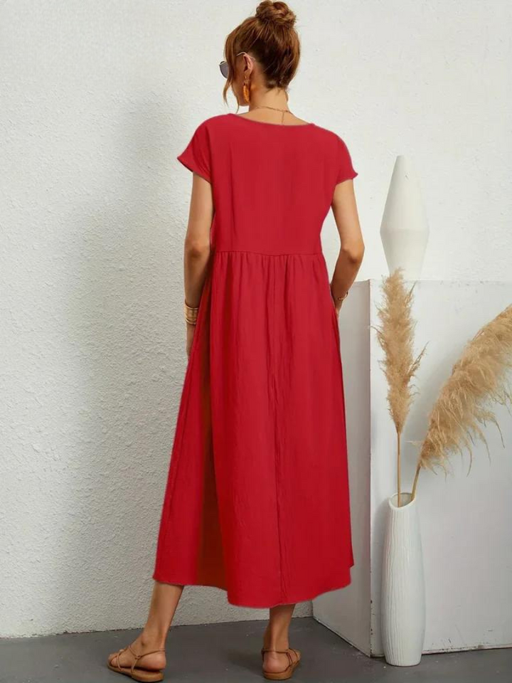 Marcia | Letnia sukienka z tkaniny premium w stylu Floating