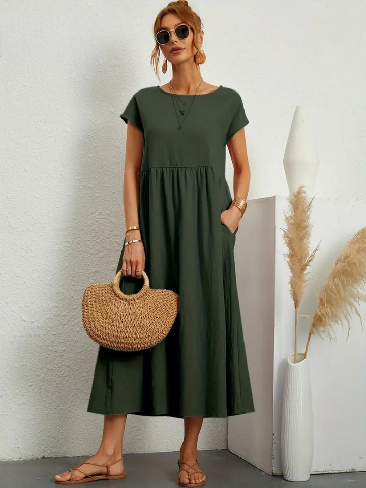 Marcia | Letnia sukienka z tkaniny premium w stylu Floating