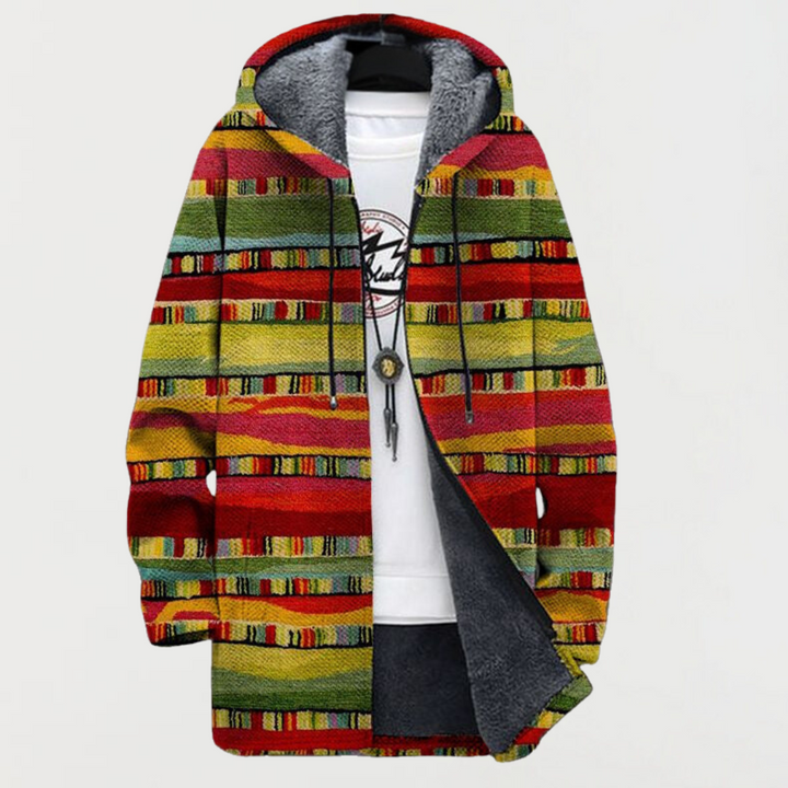 Zara | Kardigan w Tribalowe Paski