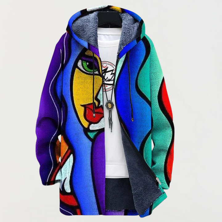 Lena | Kolorowy Cardigan Artystyczny