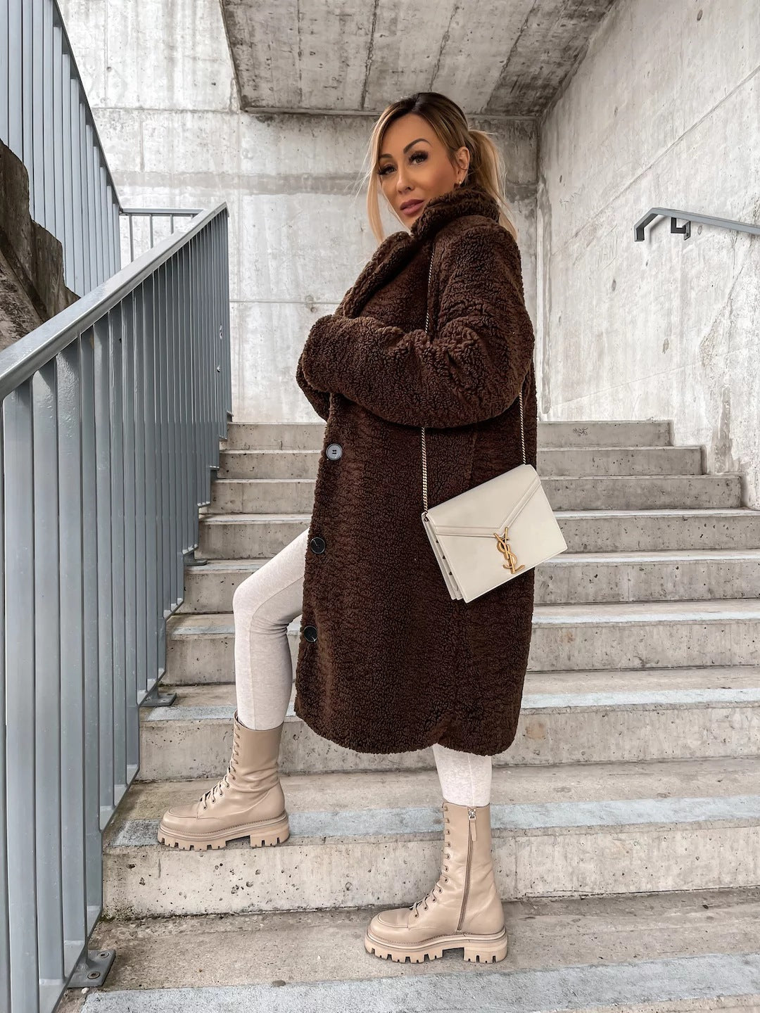 Luana - Puchowy Teddy Jacket