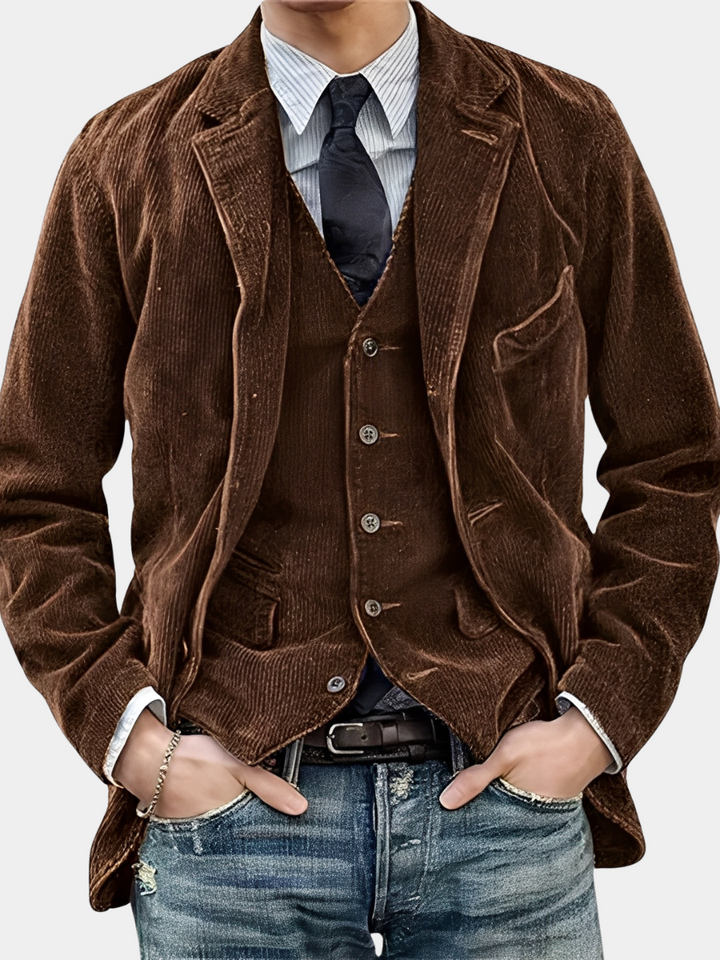ROSSI ROMA | Vintage Jacket and Vest Set